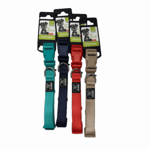 Kutya nyakörv csatos textil